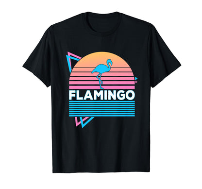 Flamingo Vaporwave Aesthetic T-Shirt - Streetwear Style Men Women - T-Shirt, Sweatshirt, Hoodie