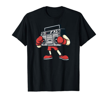 Ghetto Blaster Boxing Boombox T-Shirt - Casual Everyday Wear for Adults - T-Shirt, Sweatshirt, Hoodie