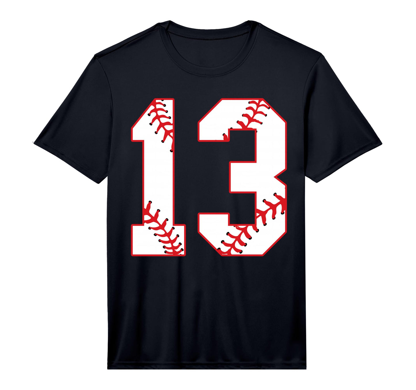 13Th Birthday Baseball 13 Years Old T-Shirt - Minimalist Print Men Women - T-Shirt, Sweatshirt, Hoodie