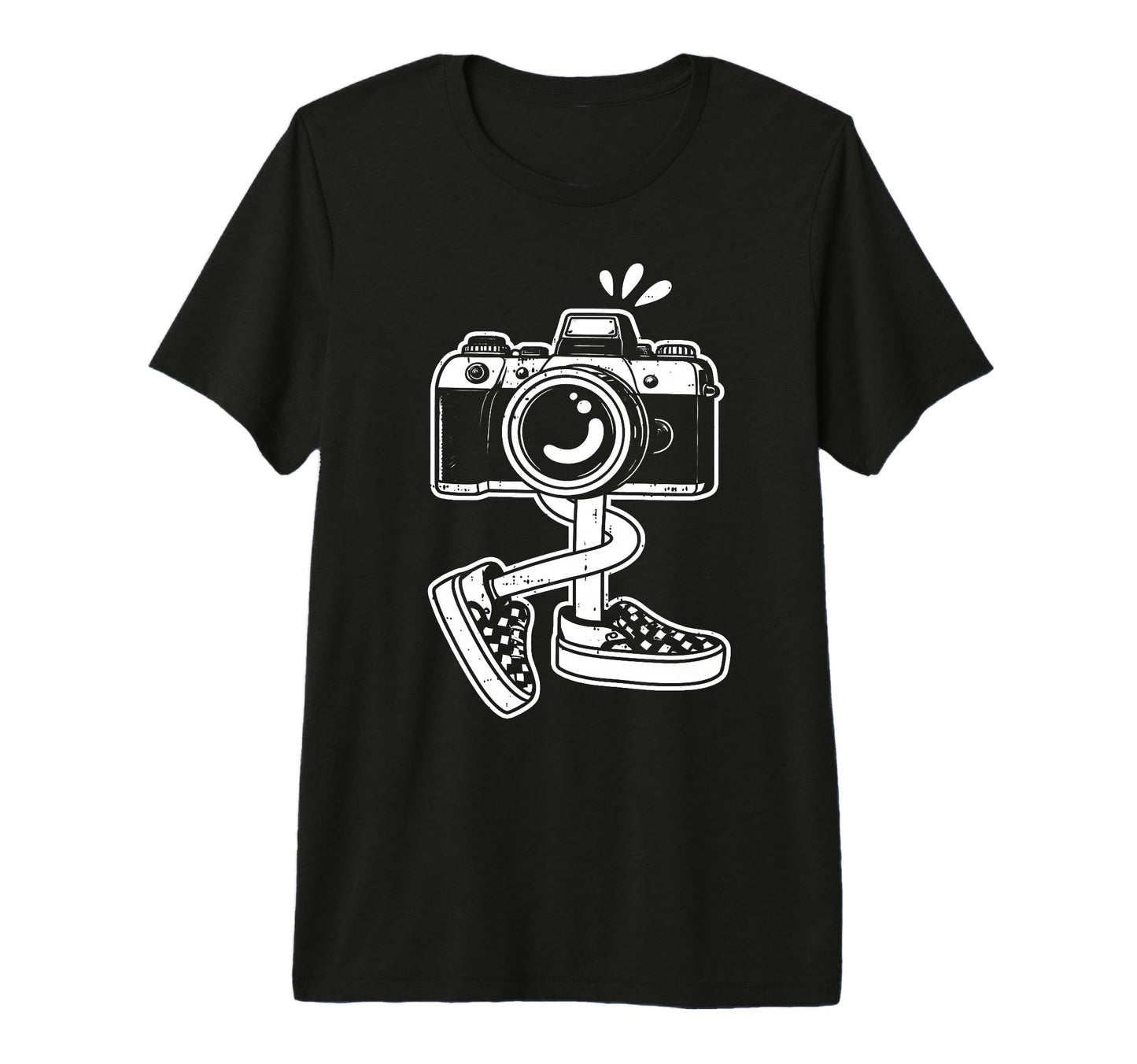 Funny Camera Costume Photographer T-Shirt - Custom Art Print for Adults - T-Shirt, Sweatshirt, Hoodie