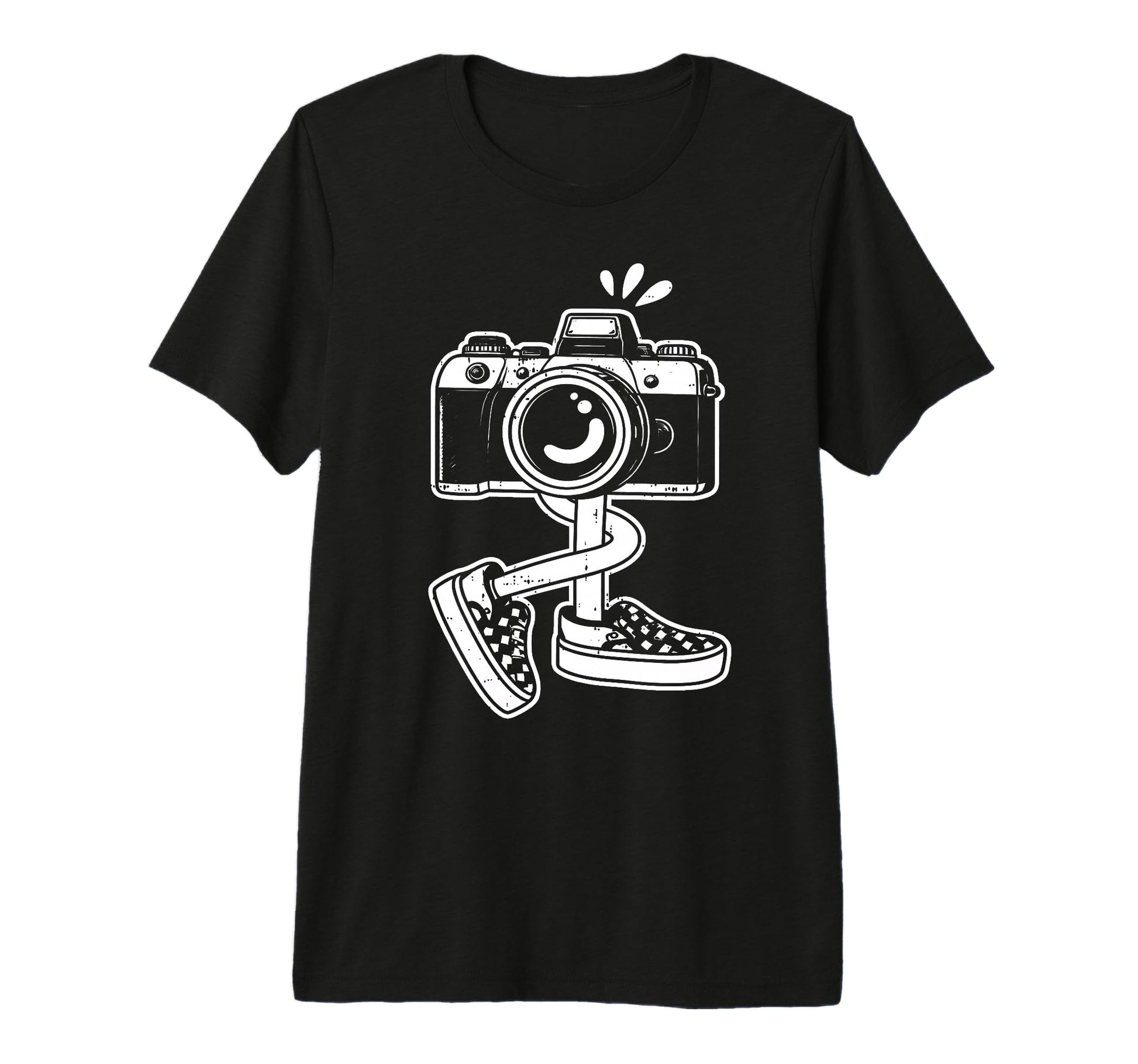 Funny Camera Costume Photographer T-Shirt - Custom Art Print for Adults - T-Shirt, Sweatshirt, Hoodie