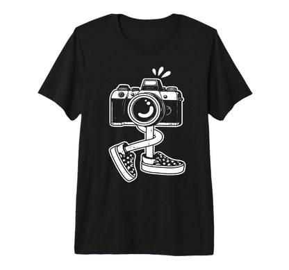 Funny Camera Costume Photographer T-Shirt - Custom Art Print for Adults - T-Shirt, Sweatshirt, Hoodie