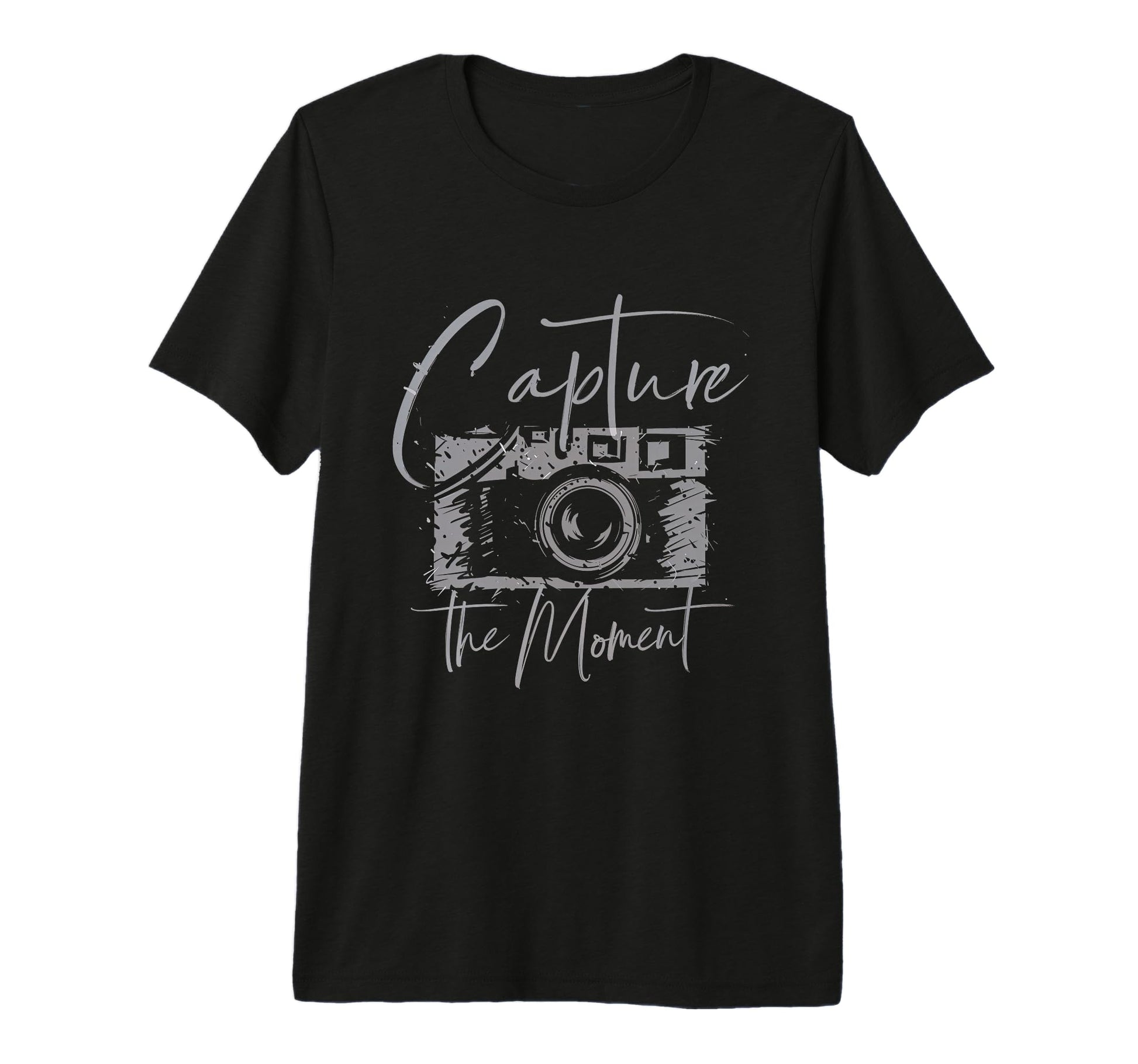 Capture Moment Photography Camera T-Shirt - Streetwear Style for Adults - T-Shirt, Sweatshirt, Hoodie