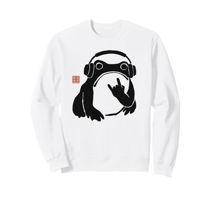 Funny Matsumoto Hoji Grumpy Frog Rock Sweatshirt - Streetwear Style Unisex - T-Shirt, Sweatshirt, Hoodie