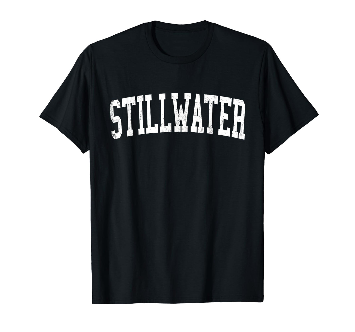 Stillwater Mn Distressed White T-Shirt - Casual Everyday Wear for Adults - T-Shirt, Sweatshirt, Hoodie