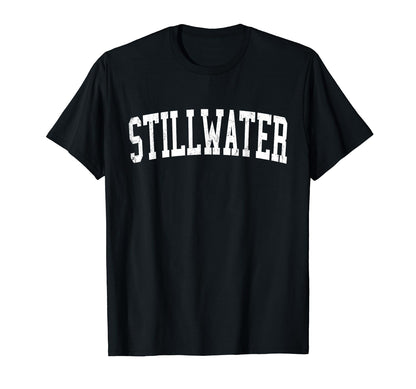 Stillwater Mn Distressed White T-Shirt - Casual Everyday Wear for Adults - T-Shirt, Sweatshirt, Hoodie