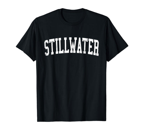 Stillwater Mn Distressed White T-Shirt - Casual Everyday Wear for Adults - T-Shirt, Sweatshirt, Hoodie