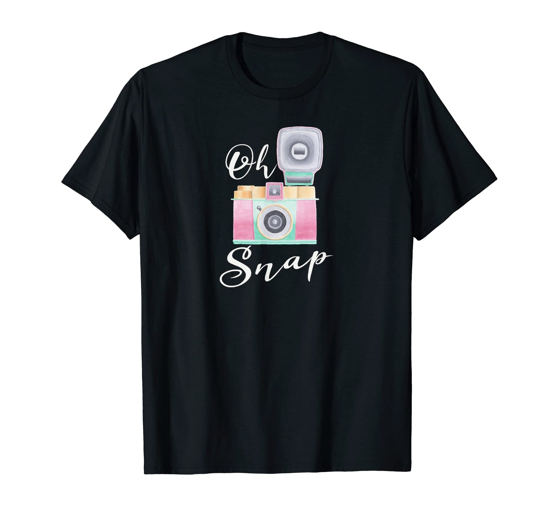 Funny Oh Snap Camera Photography T-Shirt - Minimalist Print Unisex - T-Shirt, Sweatshirt, Hoodie