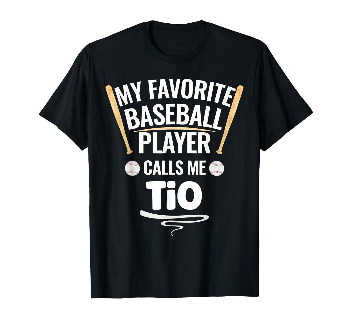 My Favorite Baseball Player Calls Me Tio T-Shirt - Aesthetic Graphic Unisex - T-Shirt, Sweatshirt, Hoodie