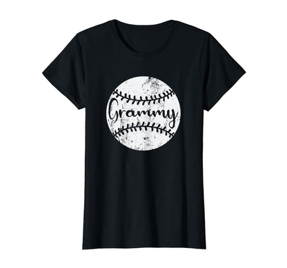 Baseball Grammy Grandma T-Shirt - Minimalist Print Men Women - T-Shirt, Sweatshirt, Hoodie