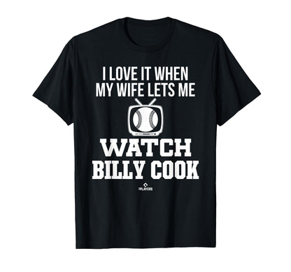 My Wife Lets Me Watch Billy Cook T-Shirt - Unique Graphic Men Women - T-Shirt, Sweatshirt, Hoodie