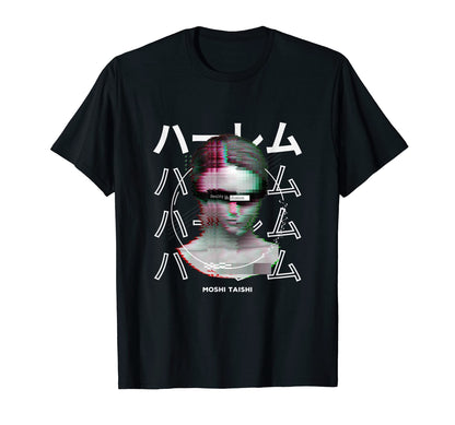 Vaporwave Statue Aesthetic Art T-Shirt - Casual Everyday Wear for Adults - T-Shirt, Sweatshirt, Hoodie