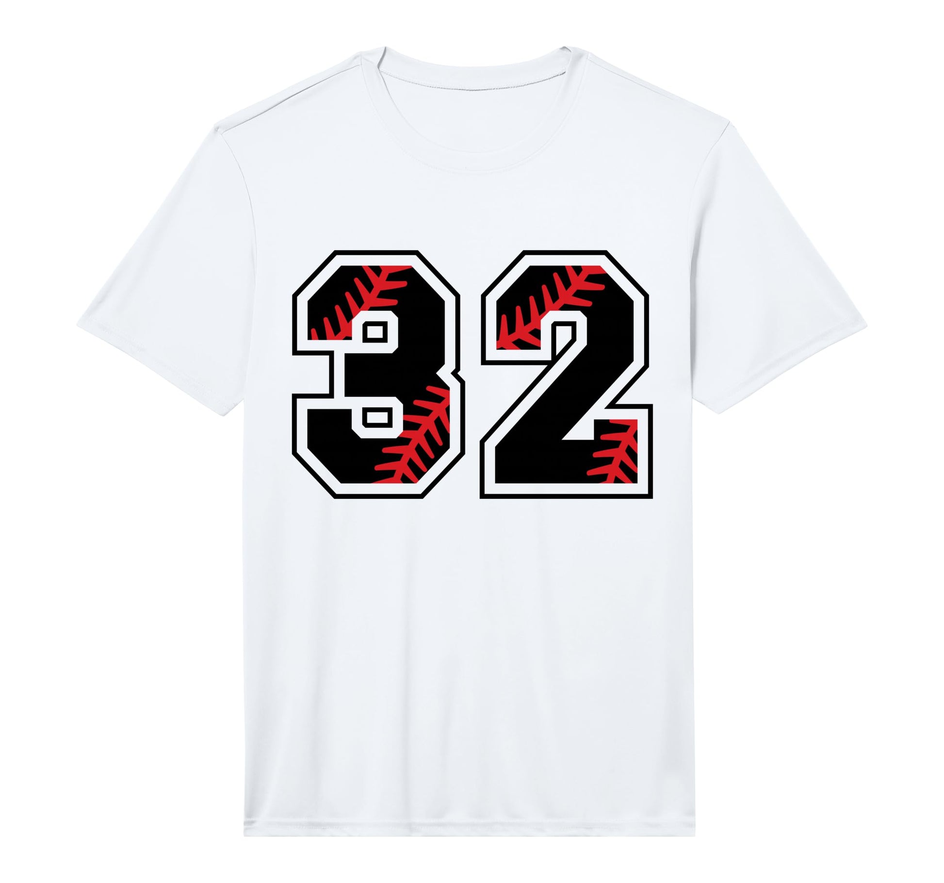 Baseball Number 32 Performance T-Shirt - Unique Graphic Unisex - T-Shirt, Sweatshirt, Hoodie