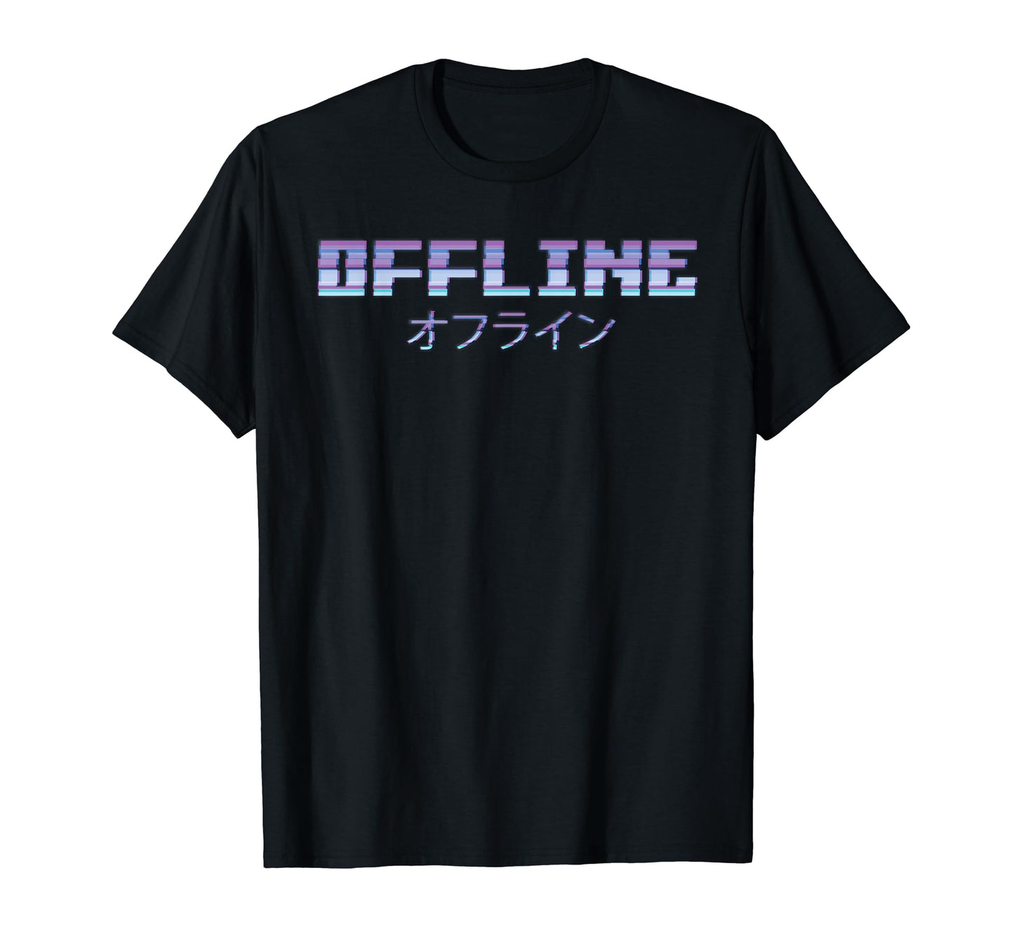 Offline Japanese Egirl Eboy T-Shirt - Minimalist Print for Adults - T-Shirt, Sweatshirt, Hoodie
