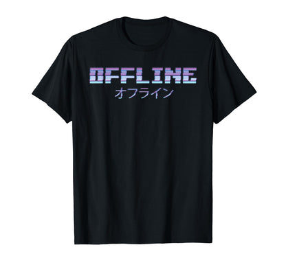 Offline Japanese Egirl Eboy T-Shirt - Minimalist Print for Adults - T-Shirt, Sweatshirt, Hoodie