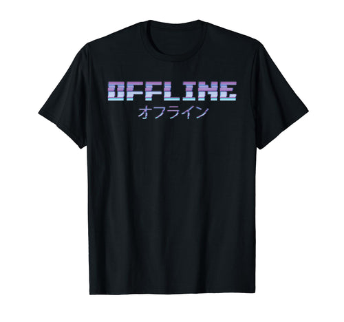Offline Japanese Egirl Eboy T-Shirt - Minimalist Print for Adults - T-Shirt, Sweatshirt, Hoodie