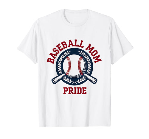 Baseball Mom Pride T-Shirt - Casual Everyday Wear Unisex - T-Shirt, Sweatshirt, Hoodie