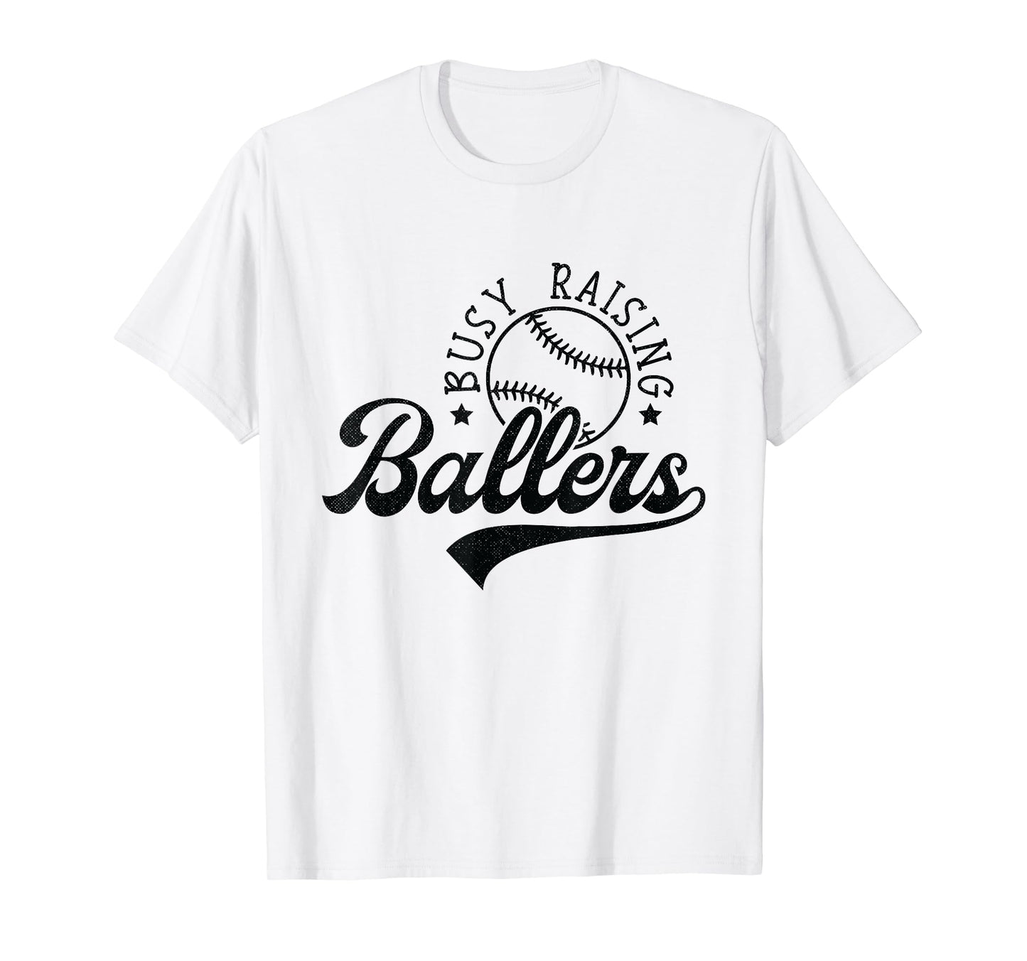 Busy Raising Ballers Funny Baseball T-Shirt - Aesthetic Graphic for Adults - T-Shirt, Sweatshirt, Hoodie