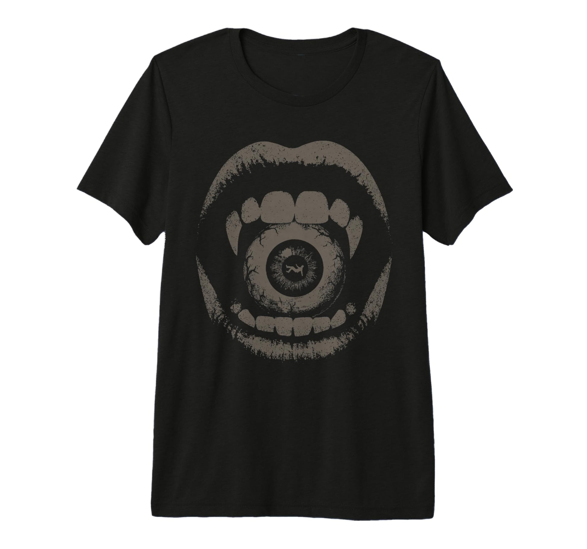 Vampire Fangs Eyeball Grunge Goth T-Shirt - Novelty Apparel Unisex - T-Shirt, Sweatshirt, Hoodie