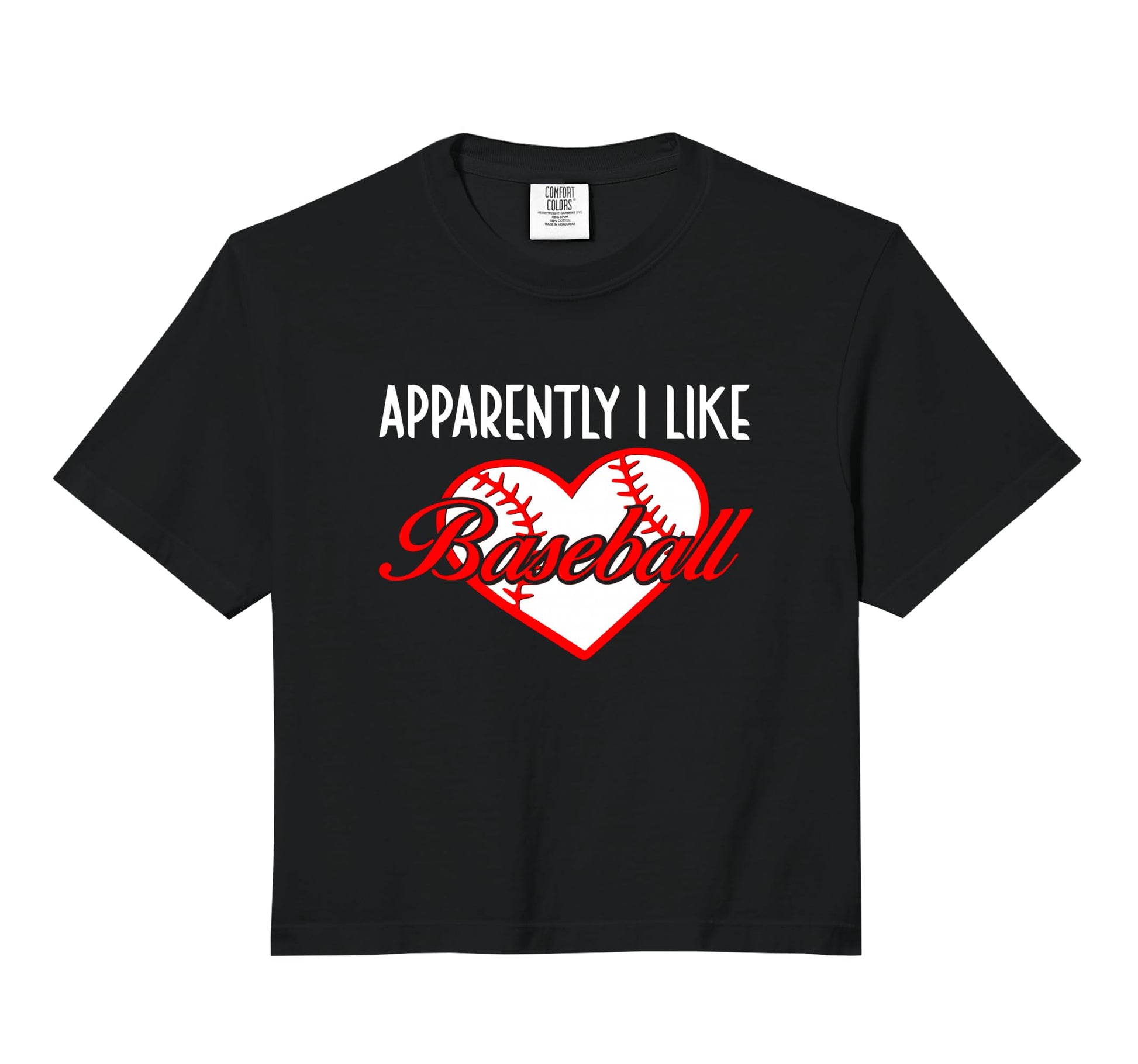Apparently I Like Baseball Sport Sweatshirt - Unique Graphic for Adults - T-Shirt, Sweatshirt, Hoodie