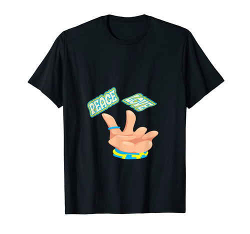 Funny Peace Love T-Shirt - Casual Everyday Wear Men Women - T-Shirt, Sweatshirt, Hoodie