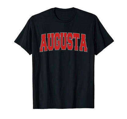 Augusta Ga Georgia Varsity Usa Sports T-Shirt - Trendy Graphic Men Women - T-Shirt, Sweatshirt, Hoodie