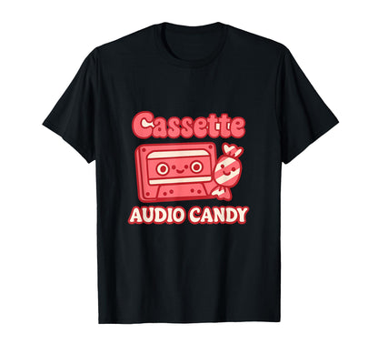 Cassette Audio Candy 90S Y2K Bubblegum T-Shirt - Custom Art Print Men Women - T-Shirt, Sweatshirt, Hoodie