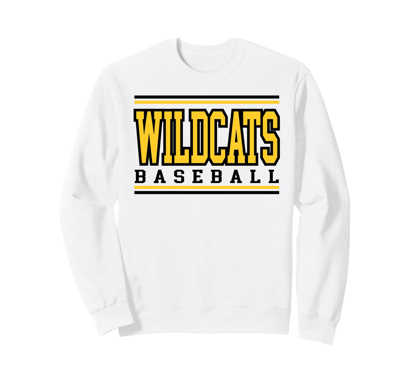 Wildcats Baseball Mom Game Day Sweatshirt - Streetwear Style for Adults - T-Shirt, Sweatshirt, Hoodie
