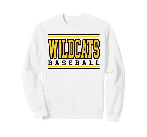 Wildcats Baseball Mom Game Day Sweatshirt - Streetwear Style for Adults - T-Shirt, Sweatshirt, Hoodie