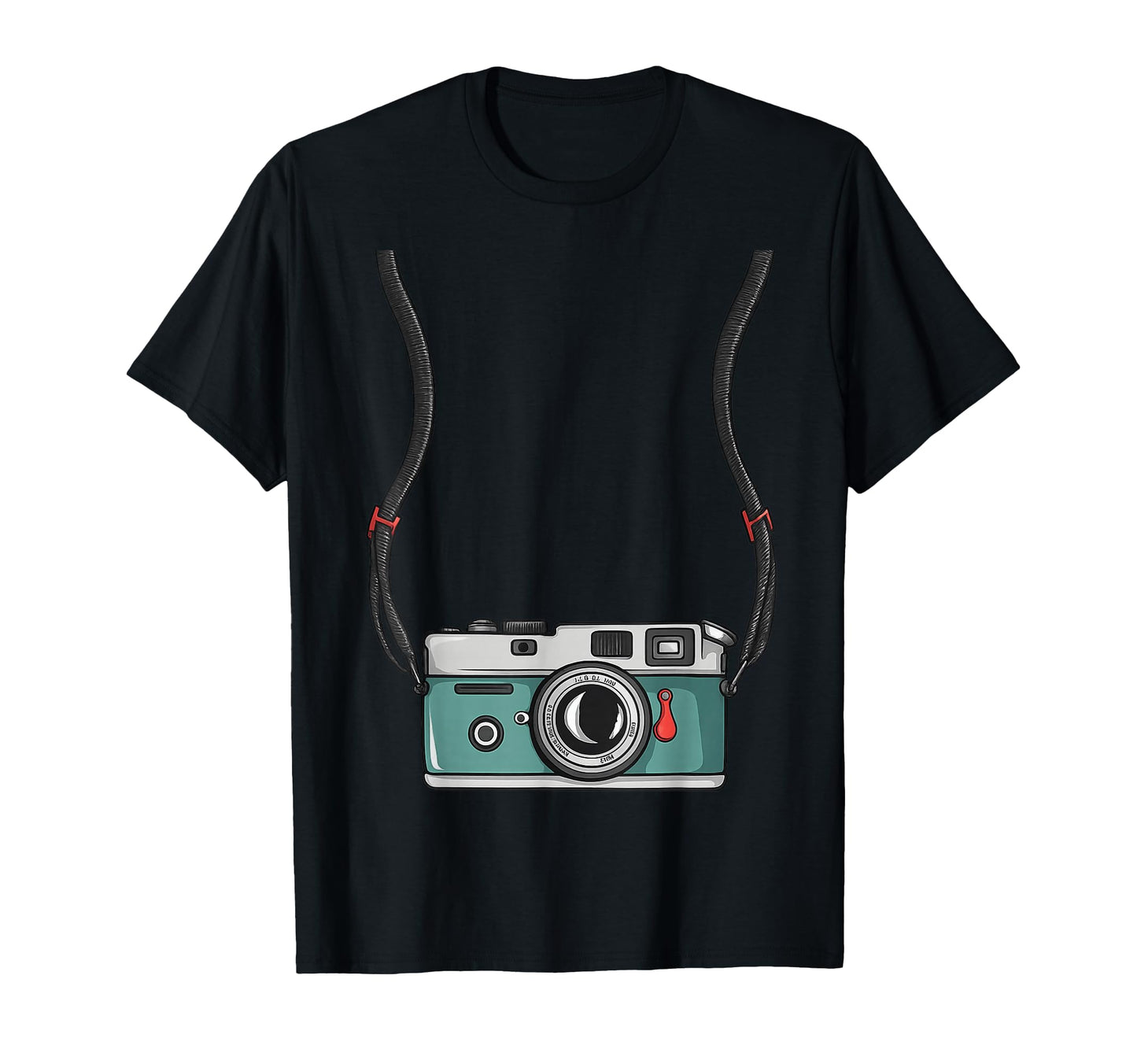 Photographer Camera Neck Strap T-Shirt - Graphic Print for Adults - T-Shirt, Sweatshirt, Hoodie