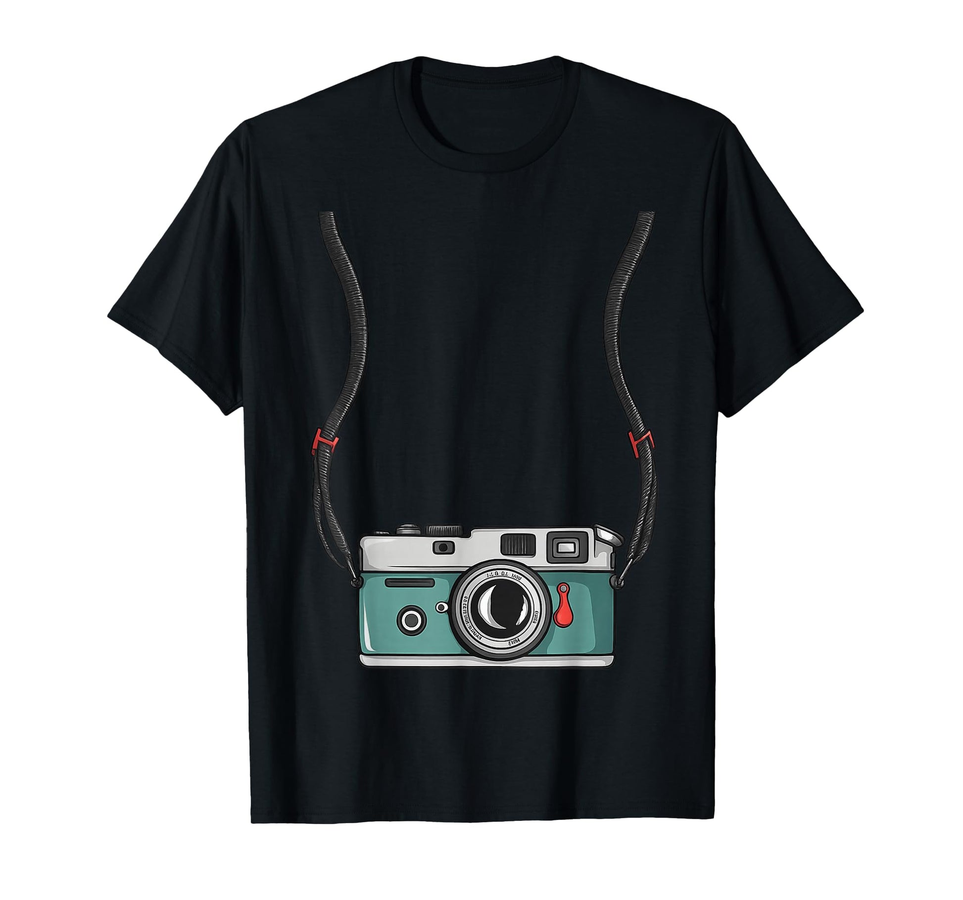 Photographer Camera Neck Strap T-Shirt - Graphic Print for Adults - T-Shirt, Sweatshirt, Hoodie