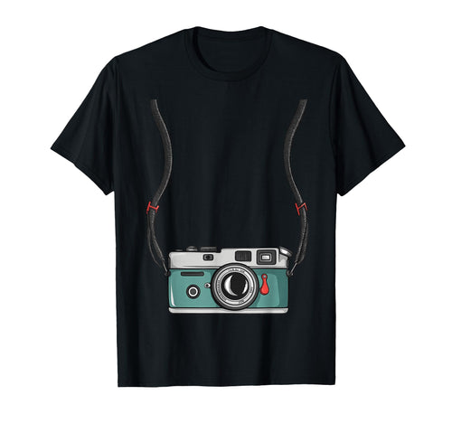 Photographer Camera Neck Strap T-Shirt - Graphic Print for Adults - T-Shirt, Sweatshirt, Hoodie
