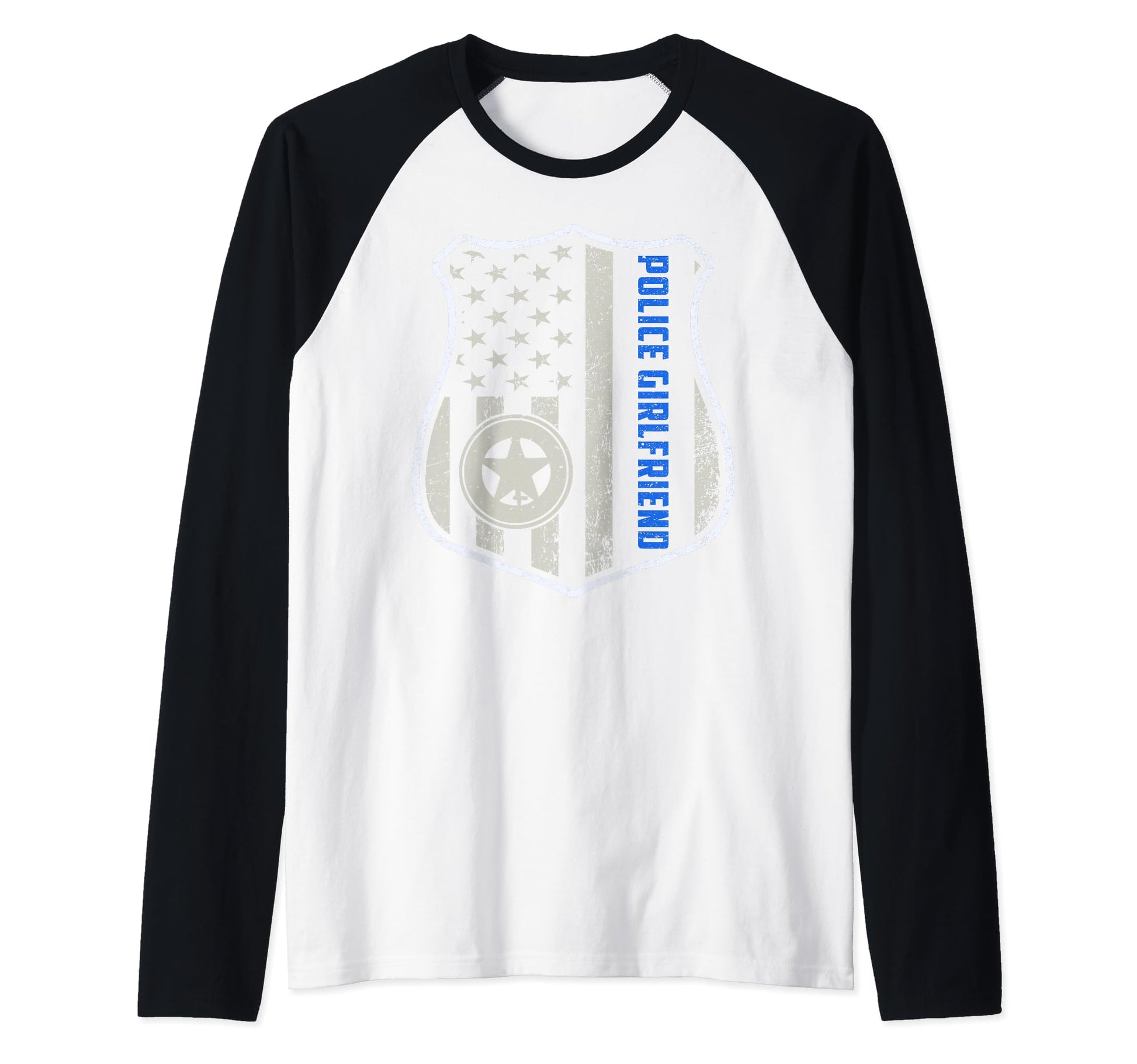 Police Girlfriend Shield American T-Shirt - Fun Novelty Design Men Women - T-Shirt, Sweatshirt, Hoodie