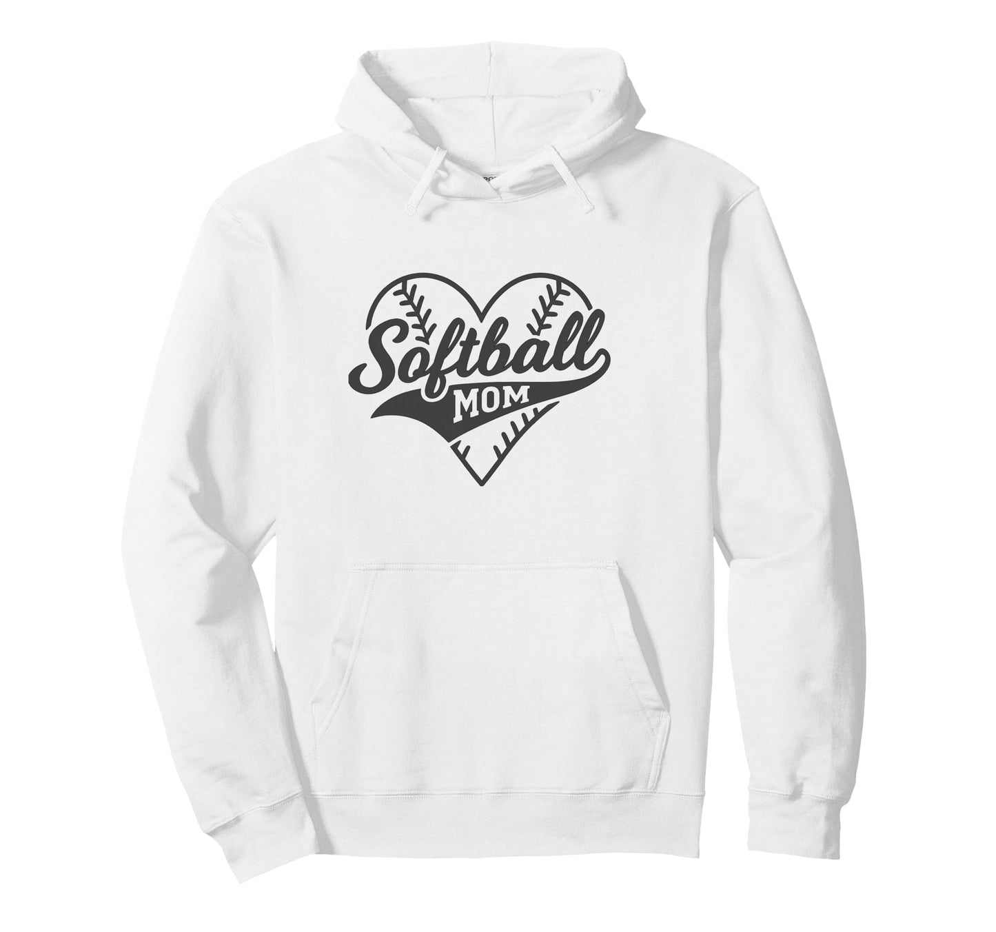 Proud Softball Mom Life Love Game Day Moments Hoodie - Graphic Print Unisex - T-Shirt, Sweatshirt, Hoodie