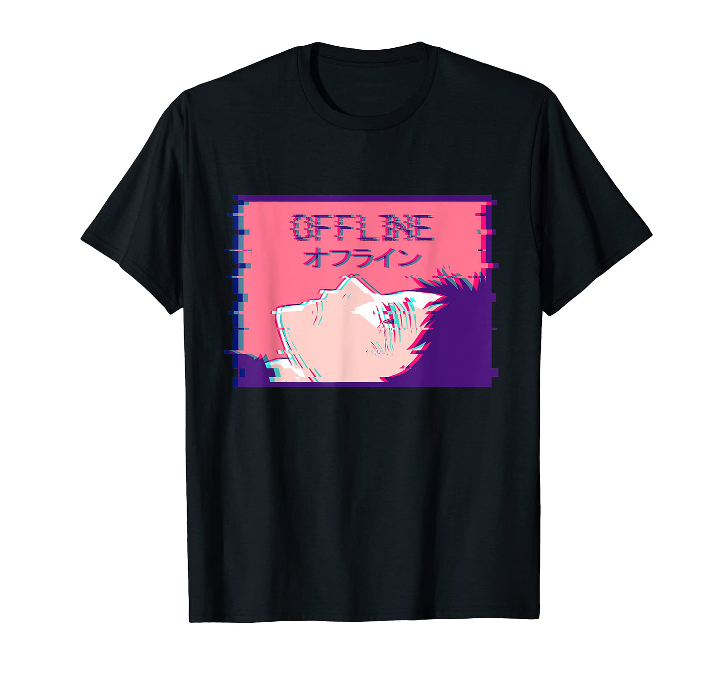 Sad Emo Anime Soft Eboy Vaporwave T-Shirt - Aesthetic Graphic Men Women - T-Shirt, Sweatshirt, Hoodie