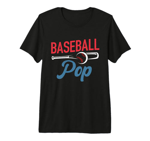 Mens Baseball Pop Life Happy Fathers Day T-Shirt - Novelty Apparel Unisex - T-Shirt, Sweatshirt, Hoodie