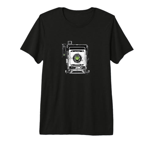 Large Format Press Camera Tri Blend T-Shirt - Graphic Print for Adults - T-Shirt, Sweatshirt, Hoodie
