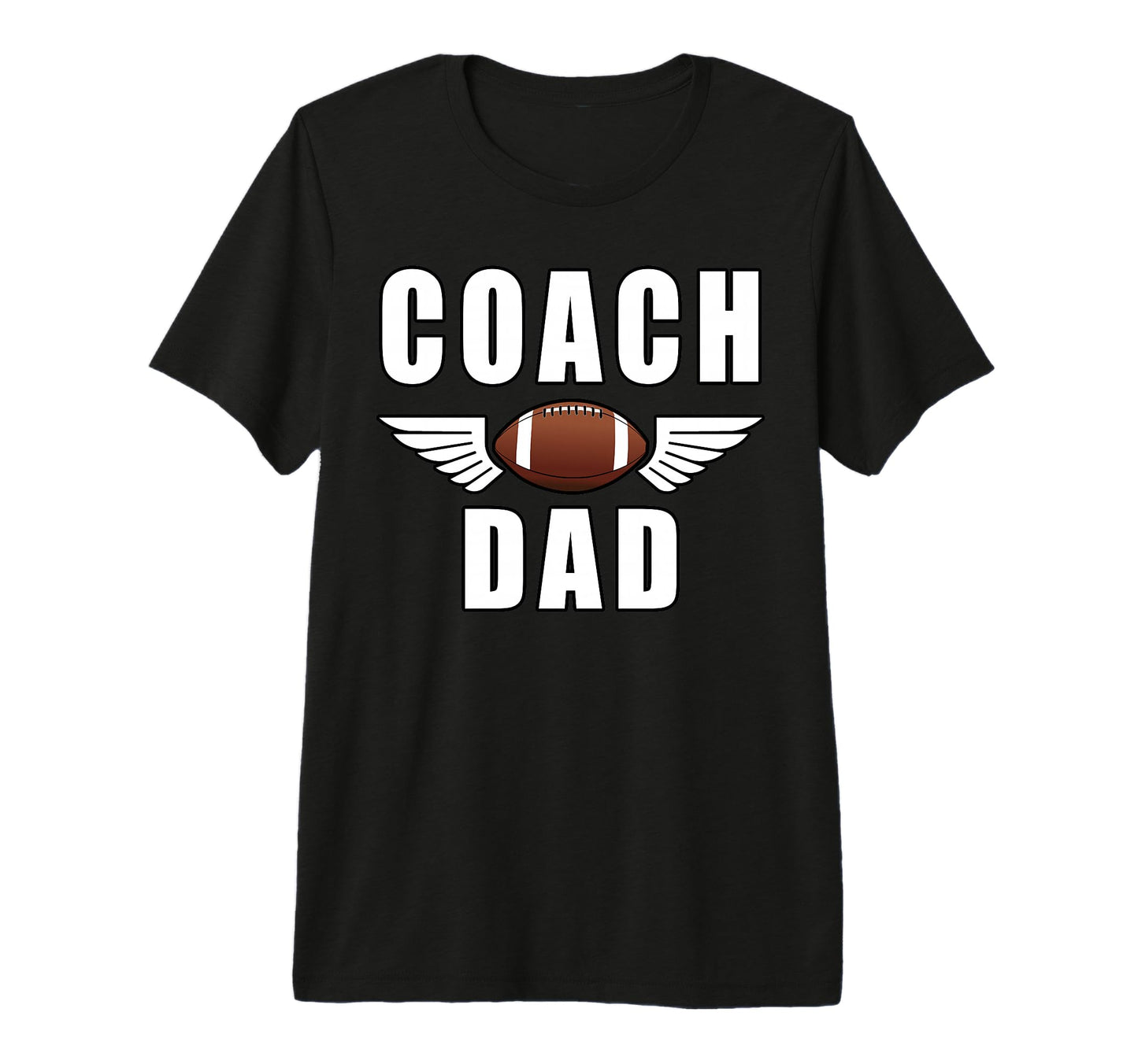 Coach Dad Game Day Football Fathers Day T-Shirt - Minimalist Print Unisex - T-Shirt, Sweatshirt, Hoodie