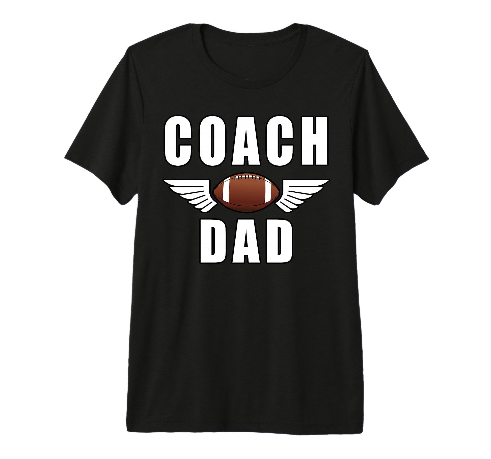 Coach Dad Game Day Football Fathers Day T-Shirt - Minimalist Print Unisex - T-Shirt, Sweatshirt, Hoodie