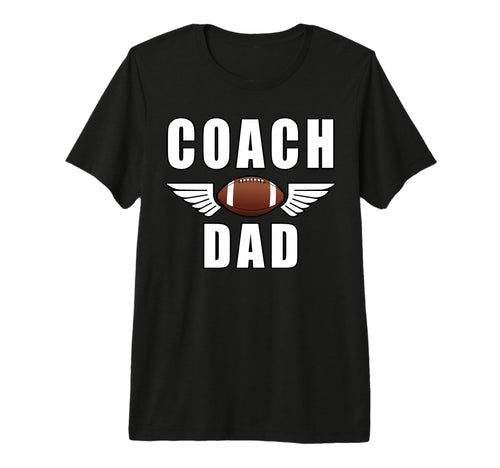 Coach Dad Game Day Football Fathers Day T-Shirt - Minimalist Print Unisex - T-Shirt, Sweatshirt, Hoodie