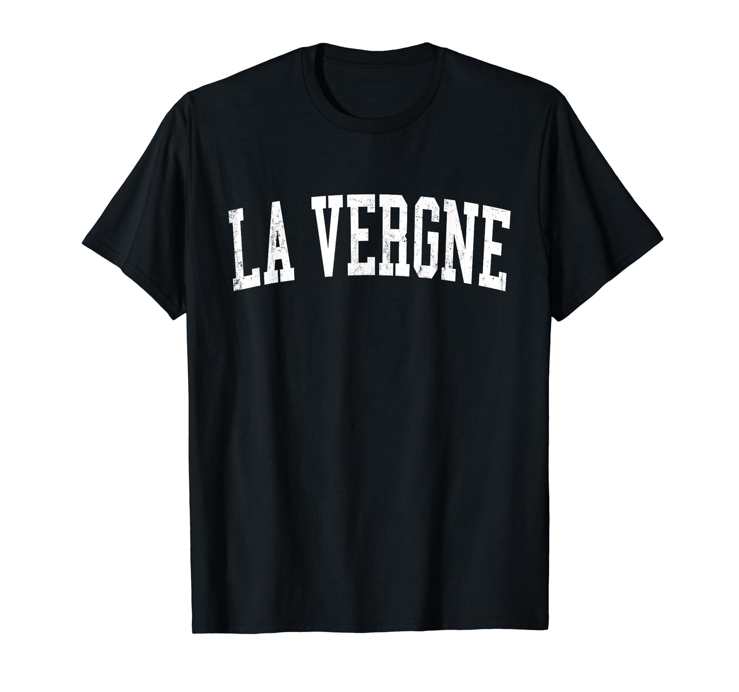 La Vergne Tn Distressed White Varsity T-Shirt - Streetwear Style for Adults - T-Shirt, Sweatshirt, Hoodie