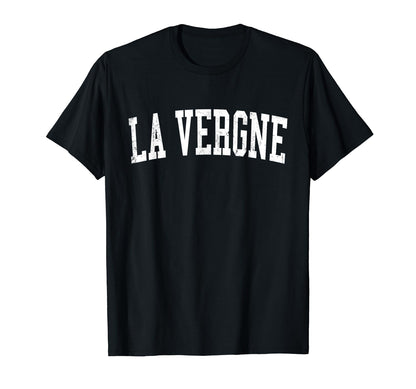 La Vergne Tn Distressed White Varsity T-Shirt - Streetwear Style for Adults - T-Shirt, Sweatshirt, Hoodie