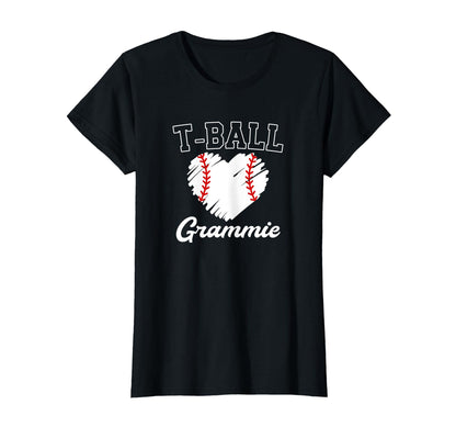 T Ball Grammie Baseball Game Day Ball T-Shirt - Minimalist Print Men Women - T-Shirt, Sweatshirt, Hoodie