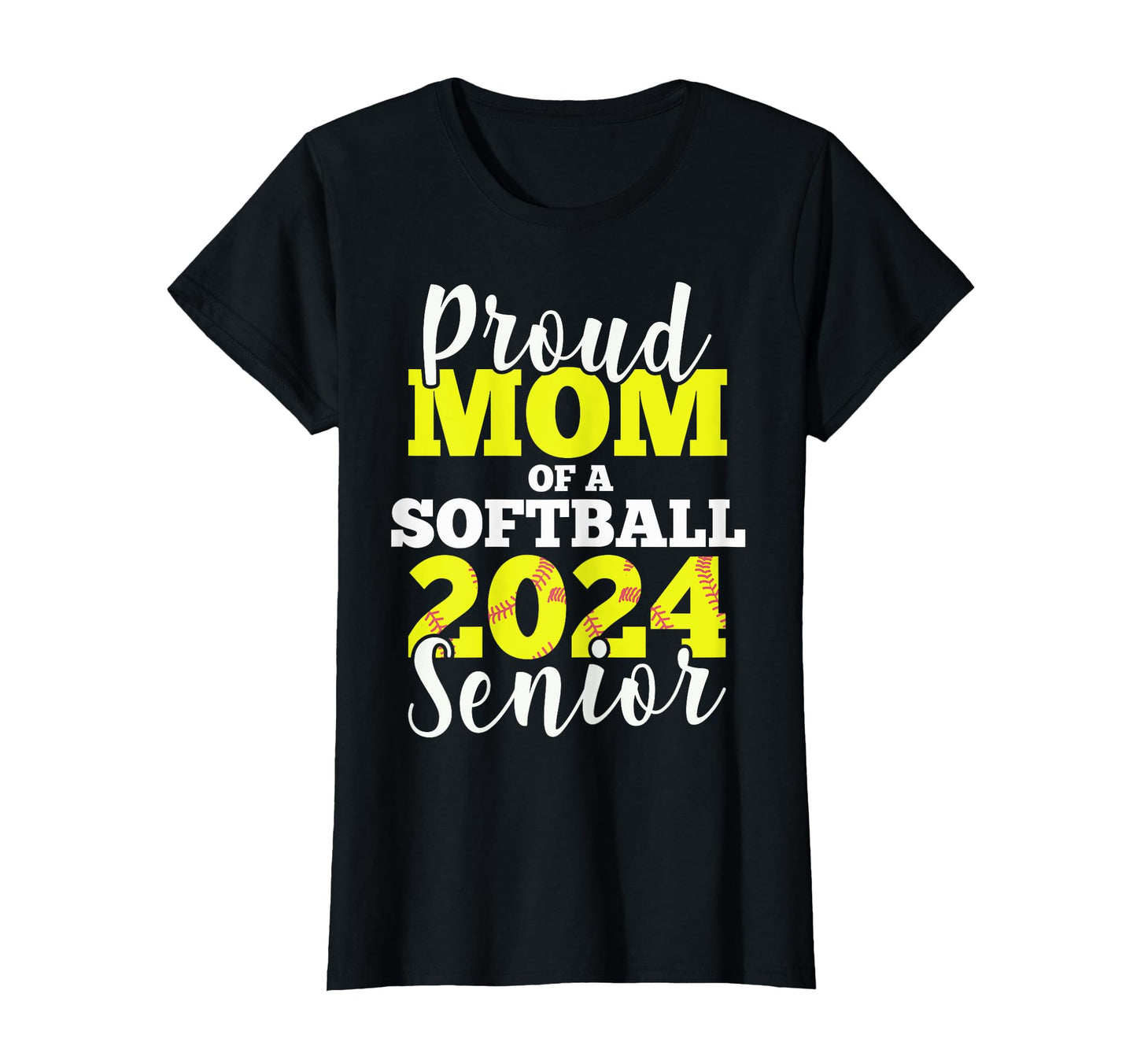 Proud Mom Great Softball Player Funny T-Shirt - Graphic Print Men Women - T-Shirt, Sweatshirt, Hoodie
