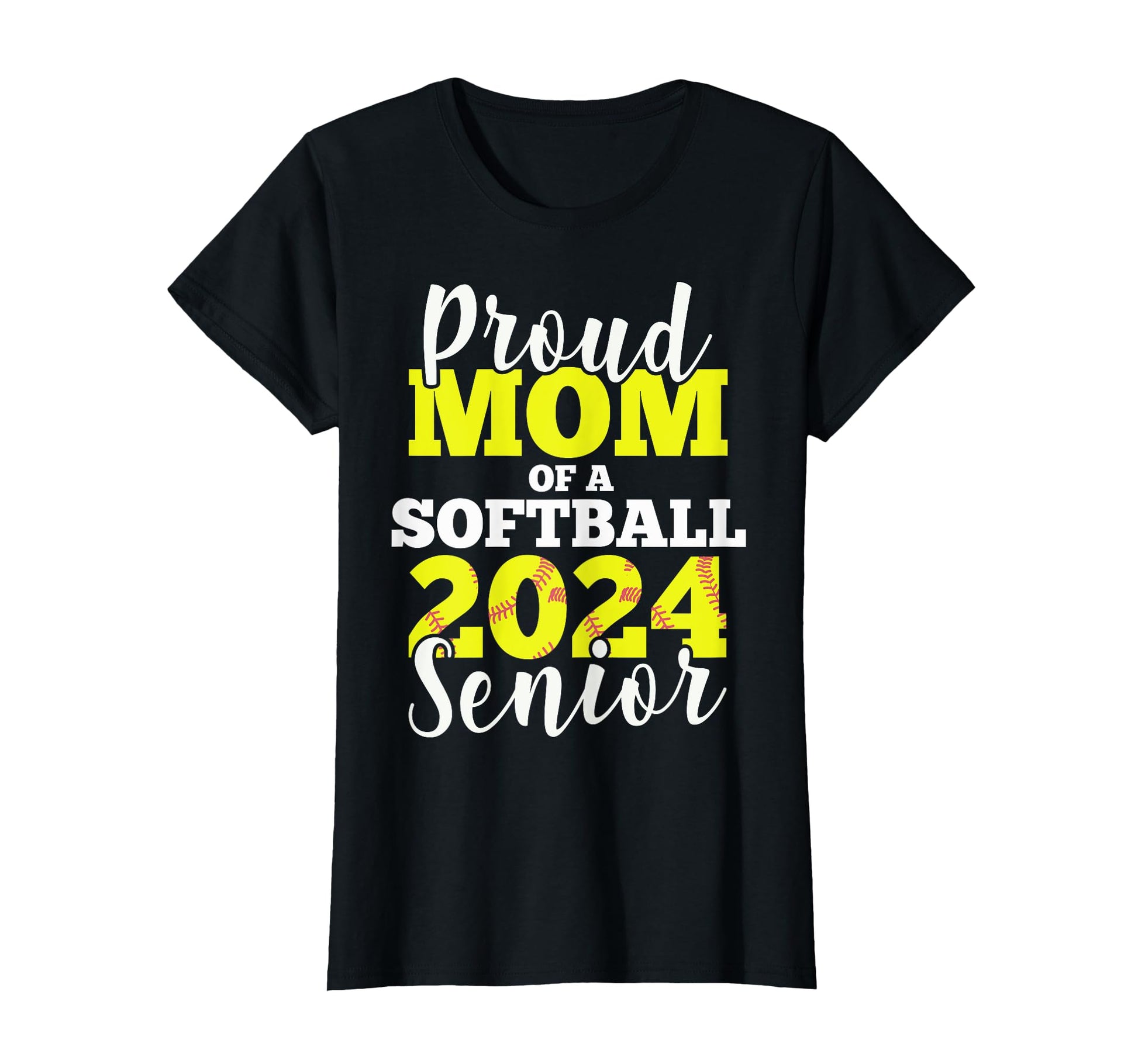 Proud Mom Great Softball Player Funny T-Shirt - Graphic Print Men Women - T-Shirt, Sweatshirt, Hoodie