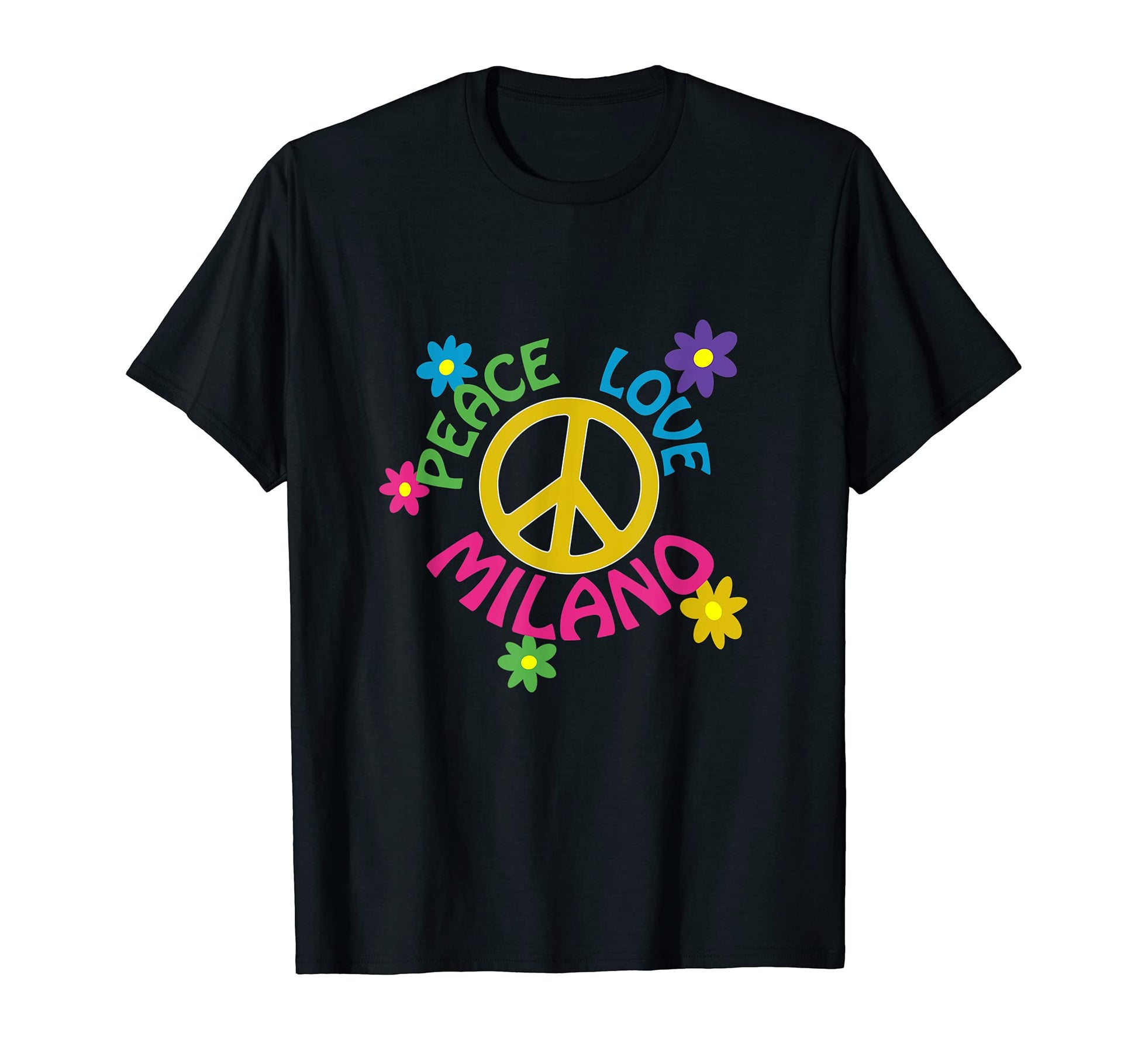 Peace Love Milano T-Shirt - Streetwear Style for Adults - T-Shirt, Sweatshirt, Hoodie