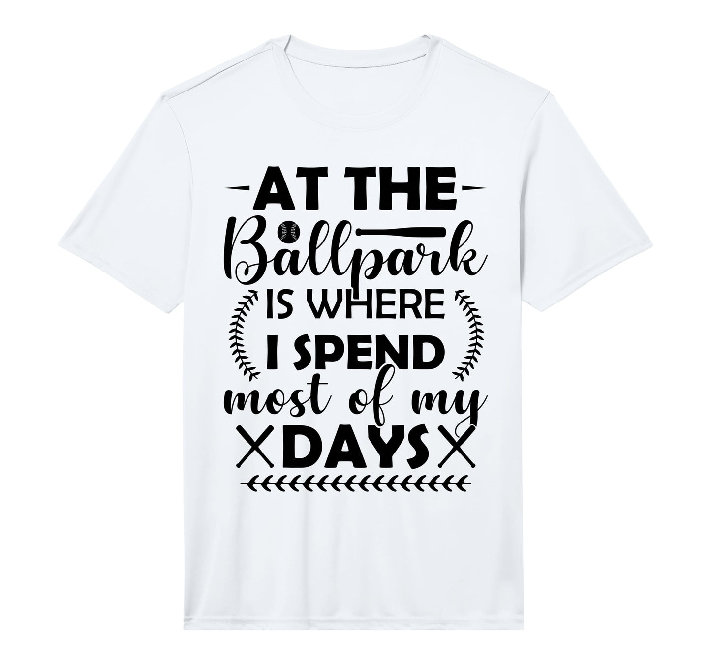 Mens All Ballpark Is Where I Spend Most T-Shirt - Unique Graphic Men Women - T-Shirt, Sweatshirt, Hoodie