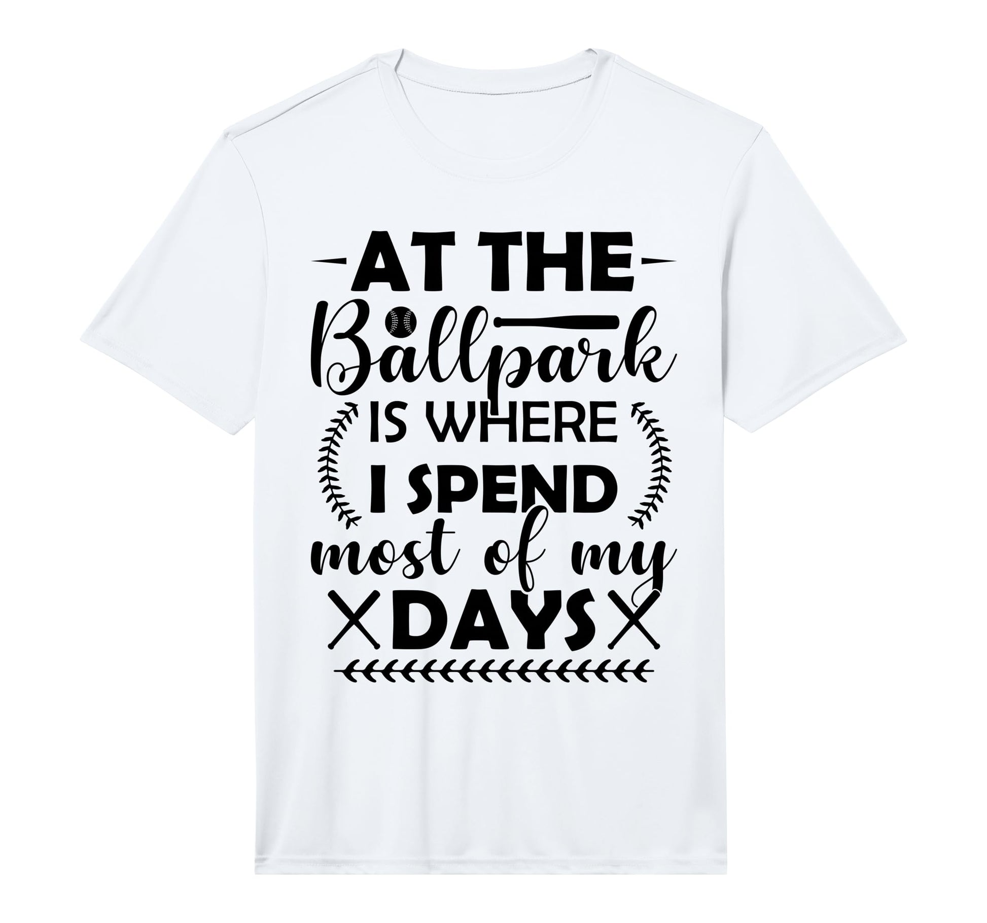Mens All Ballpark Is Where I Spend Most T-Shirt - Unique Graphic Men Women - T-Shirt, Sweatshirt, Hoodie