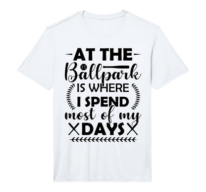 Mens All Ballpark Is Where I Spend Most T-Shirt - Unique Graphic Men Women - T-Shirt, Sweatshirt, Hoodie