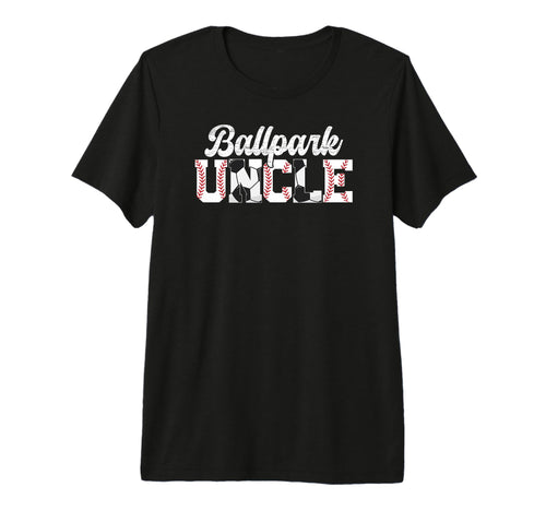 Mens Ballpark Uncle Baseball Soccer T-Shirt - Aesthetic Graphic for Adults - T-Shirt, Sweatshirt, Hoodie